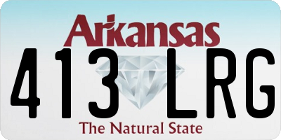 AR license plate 413LRG
