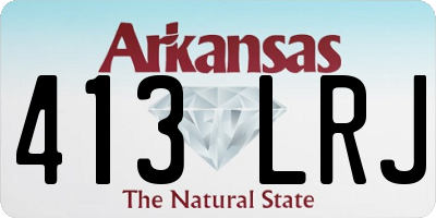 AR license plate 413LRJ