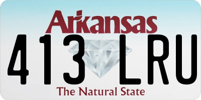 AR license plate 413LRU