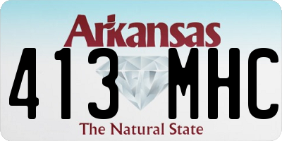 AR license plate 413MHC