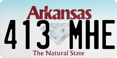 AR license plate 413MHE