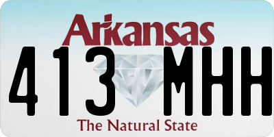 AR license plate 413MHH