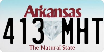 AR license plate 413MHT