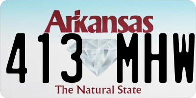 AR license plate 413MHW