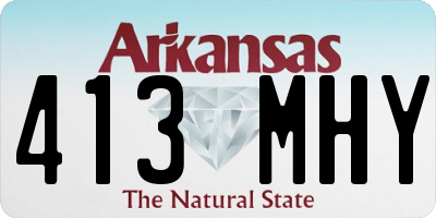AR license plate 413MHY
