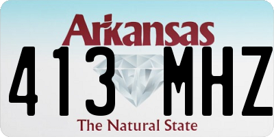 AR license plate 413MHZ