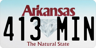 AR license plate 413MIN