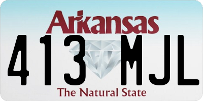 AR license plate 413MJL
