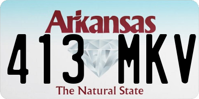 AR license plate 413MKV