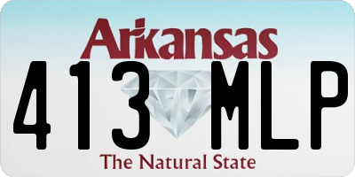 AR license plate 413MLP