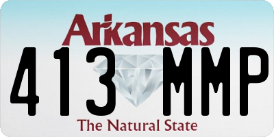 AR license plate 413MMP