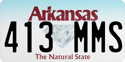 AR license plate 413MMS
