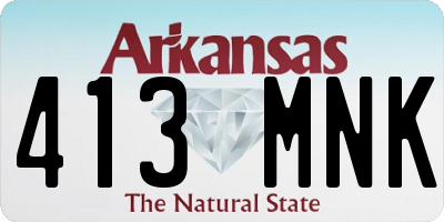 AR license plate 413MNK