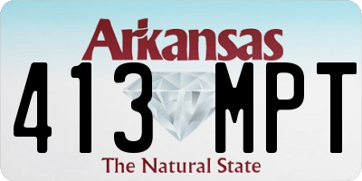 AR license plate 413MPT