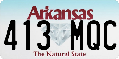 AR license plate 413MQC