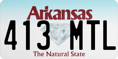 AR license plate 413MTL