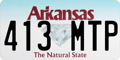 AR license plate 413MTP