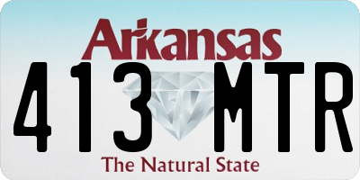 AR license plate 413MTR