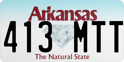 AR license plate 413MTT