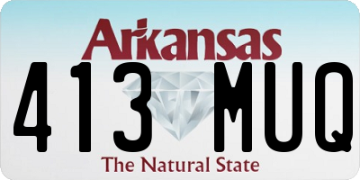 AR license plate 413MUQ