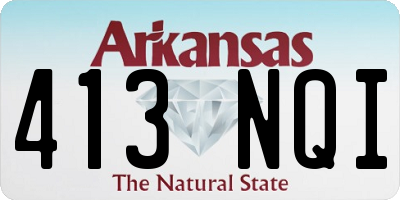 AR license plate 413NQI