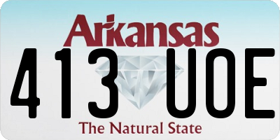 AR license plate 413UOE