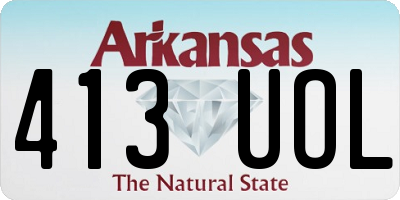 AR license plate 413UOL
