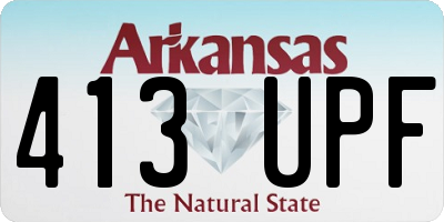 AR license plate 413UPF