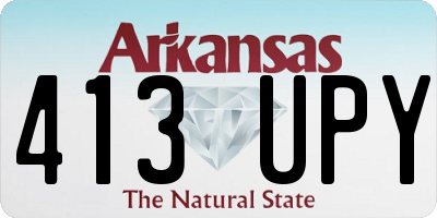AR license plate 413UPY