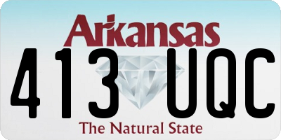 AR license plate 413UQC