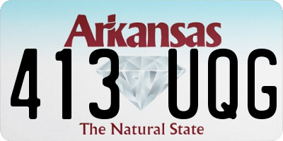 AR license plate 413UQG