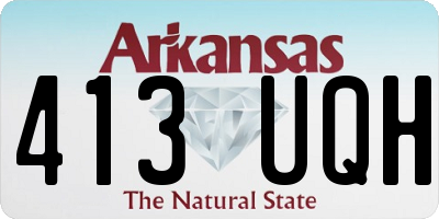 AR license plate 413UQH