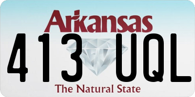 AR license plate 413UQL