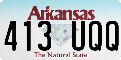 AR license plate 413UQQ