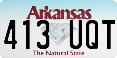 AR license plate 413UQT