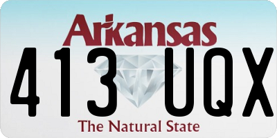 AR license plate 413UQX