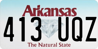 AR license plate 413UQZ