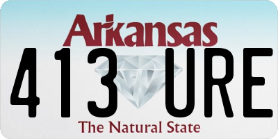 AR license plate 413URE