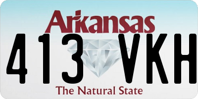 AR license plate 413VKH