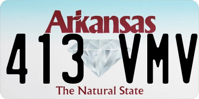 AR license plate 413VMV
