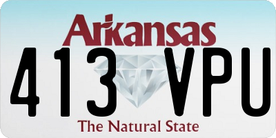AR license plate 413VPU