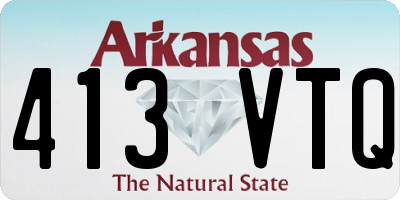 AR license plate 413VTQ
