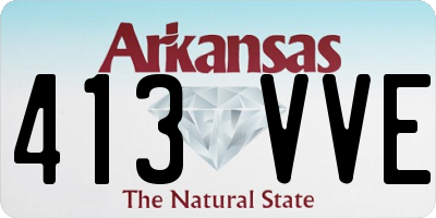 AR license plate 413VVE