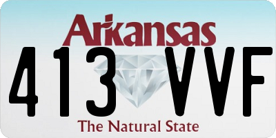 AR license plate 413VVF