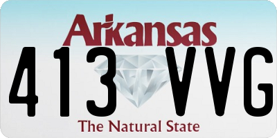 AR license plate 413VVG