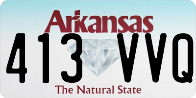 AR license plate 413VVQ