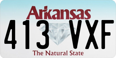 AR license plate 413VXF