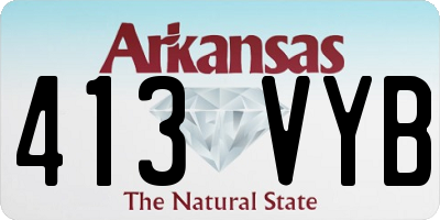 AR license plate 413VYB