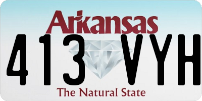 AR license plate 413VYH