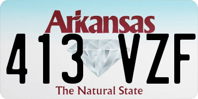 AR license plate 413VZF
